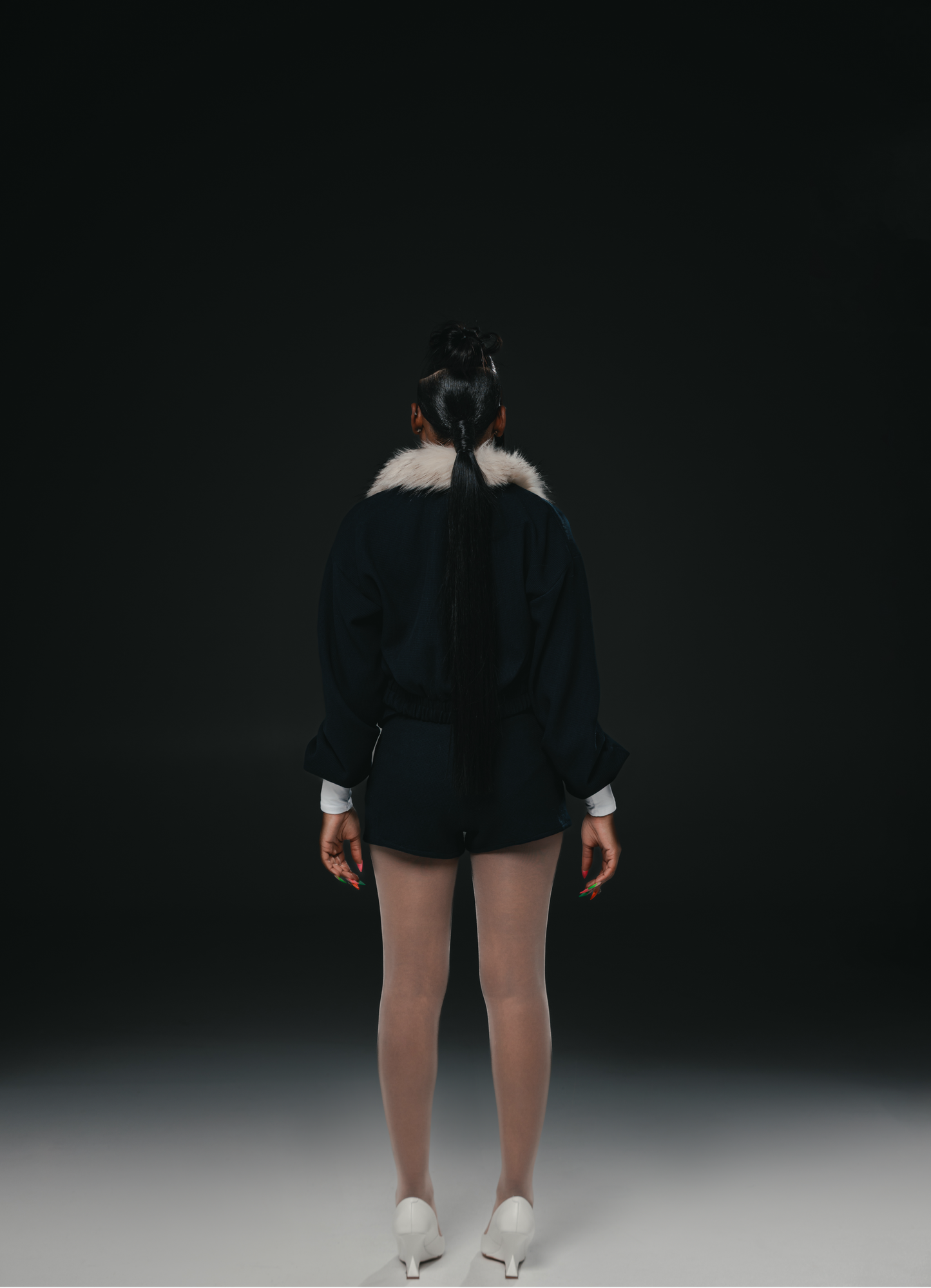 Frosted Waffle Cardigan